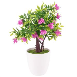 Flor Artificial Bush Flor Fucsia